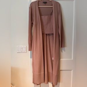 two piece cropped sweater set